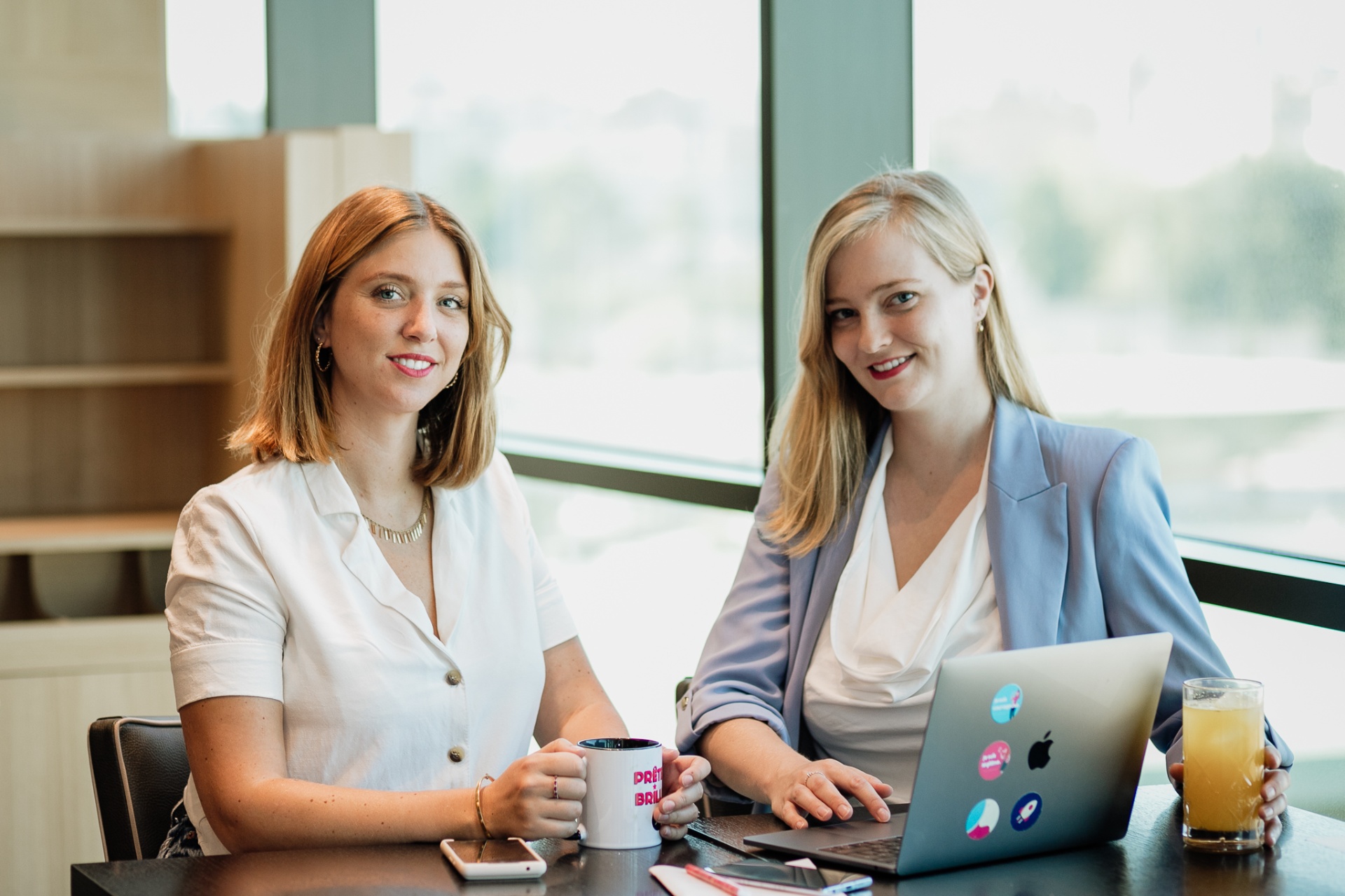 Célisiane et Alison, co-fondatrices d'ÉGALE